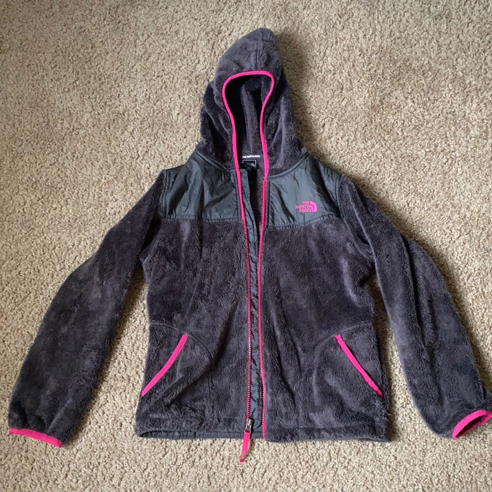 Dark gray north face fleece
